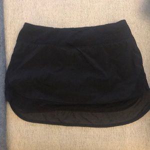 Black Lululemon Running Skirt